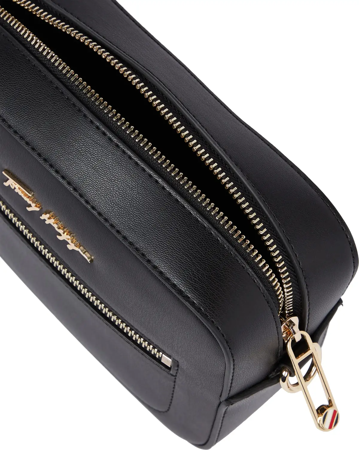 Tommy Hilfiger ICONIC TOMMY CAMERA Kadın Siyah Omuz Çanta