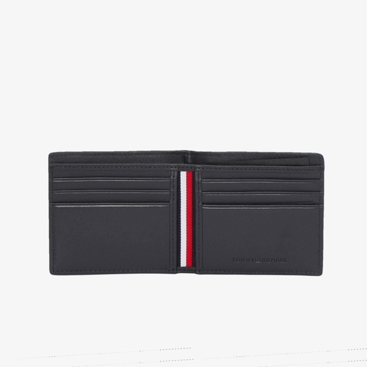 Tommy Hilfiger TH CORP MINI CC WALL, DW6 Siyah Erkek Cüzdan