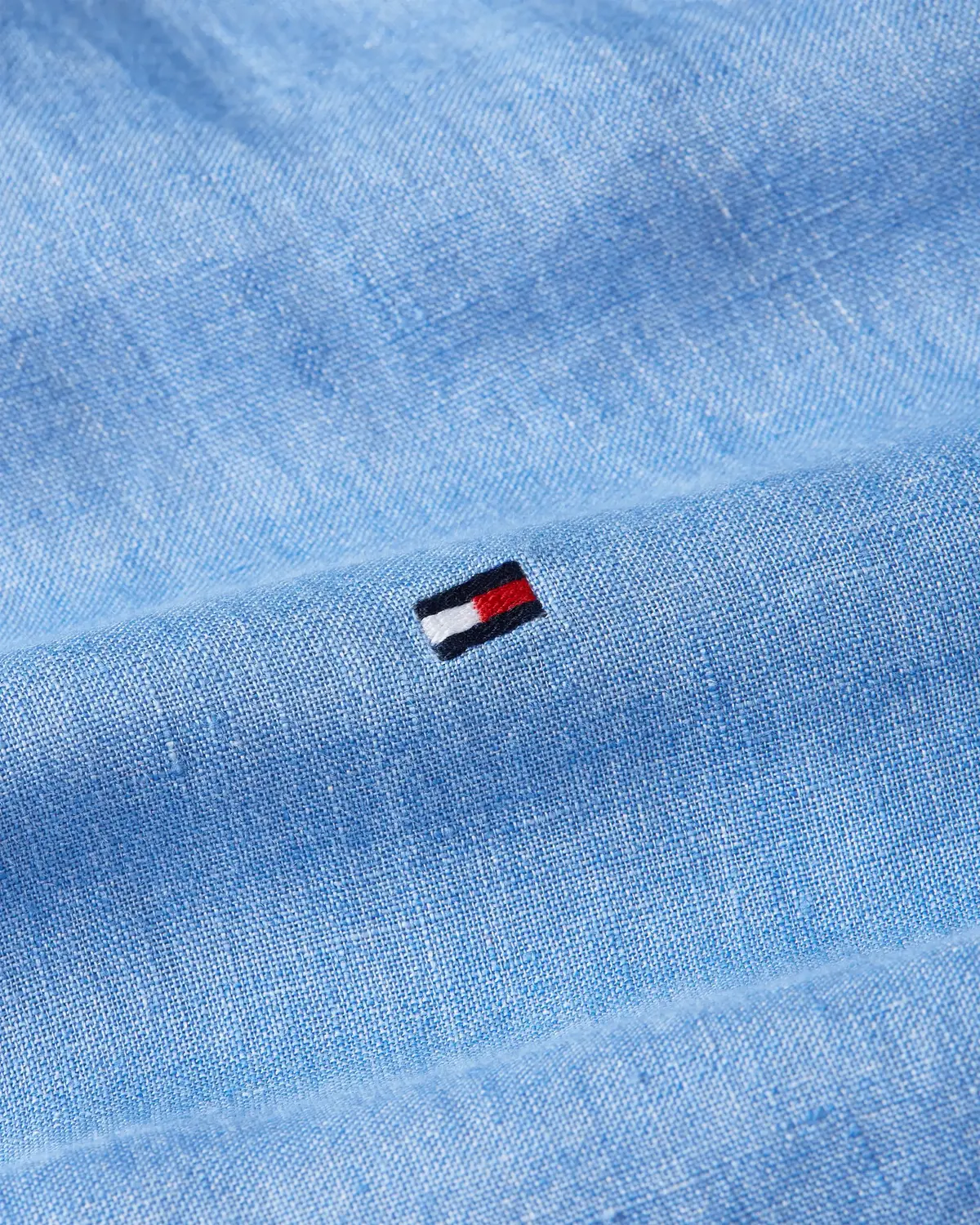 Tommy Hilfiger PIGMENT DYED LI SOLI, C30 Mavi Erkek Gömlek