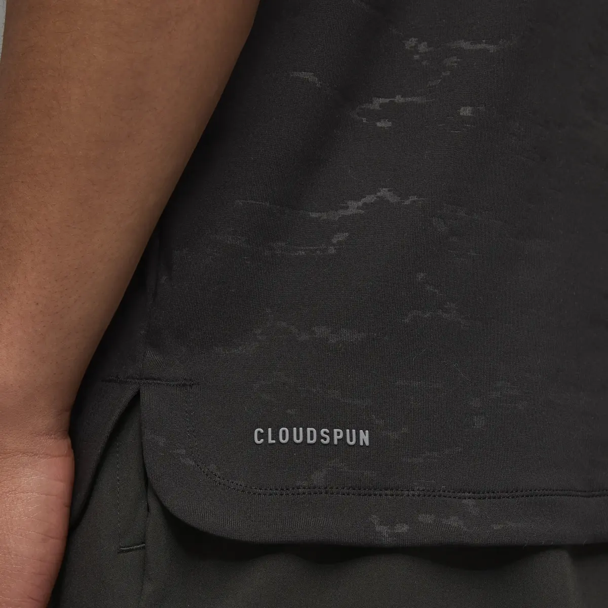Puma M CLOUDSPUN EMBOSS TEE Siyah Erkek T-Shirt & Polo