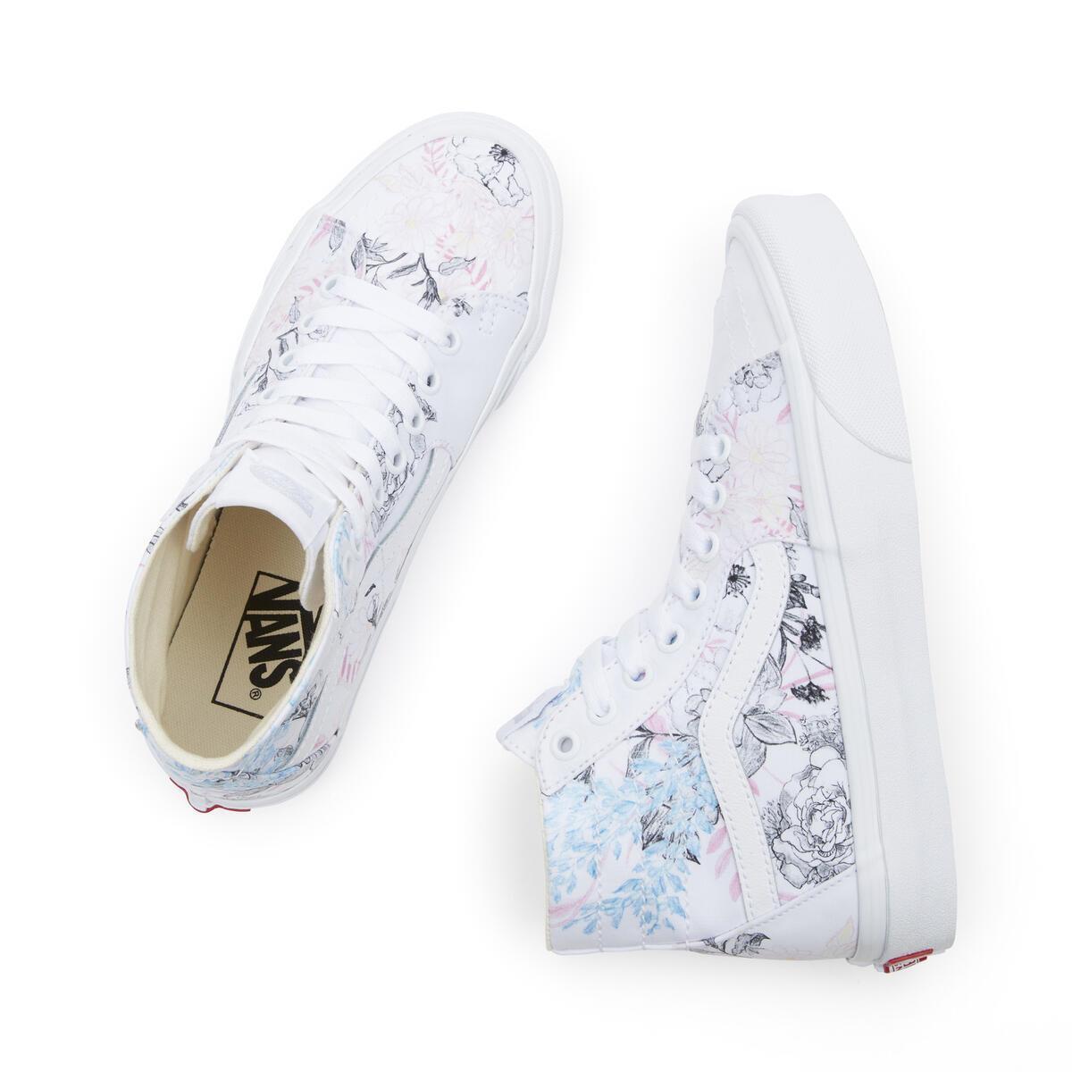 Vans SK8-Hi Tapered Beyaz Kadın Bilekli Günlük Spor Ayakkabı