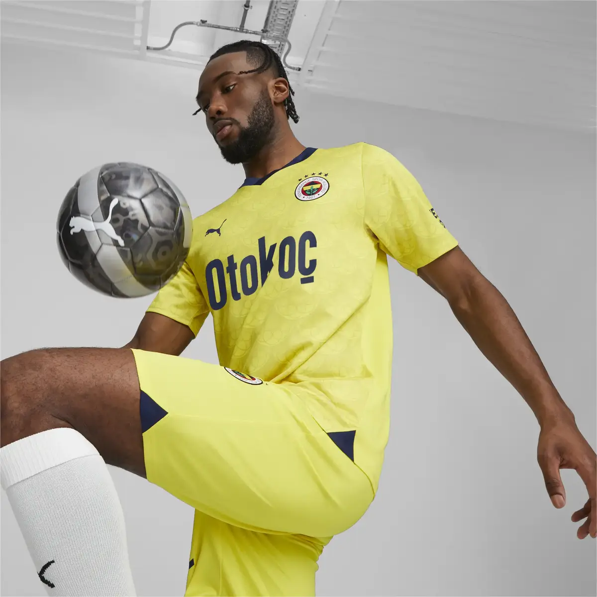 Puma FSK Away Jersey Blazing Yellow-M Sarı Erkek Takım Forması