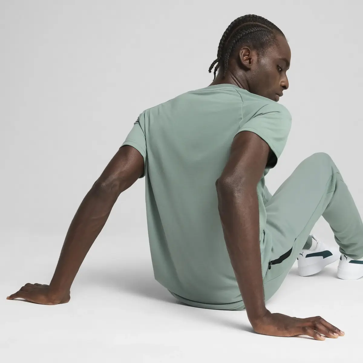 PUMA EVOSTRIPE Tee Yeşil Erkek T-Shirt