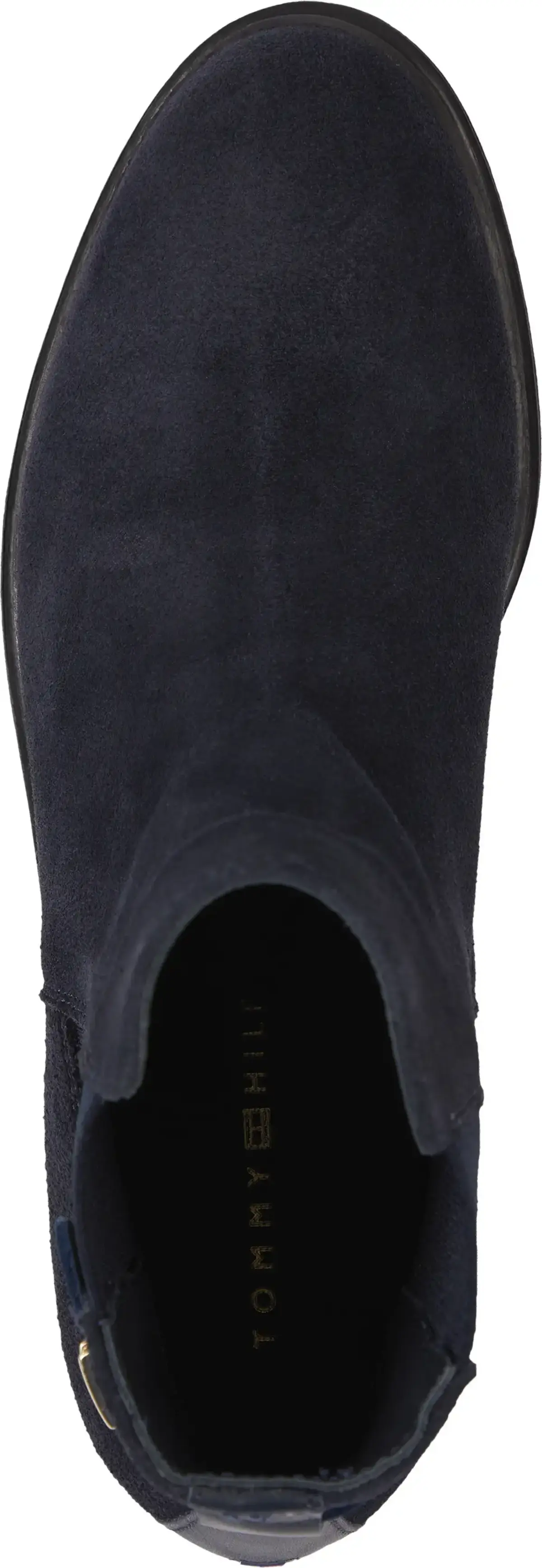 Tommy Hilfiger TH SUEDE FLAT BOOT Kadın Siyah Bot