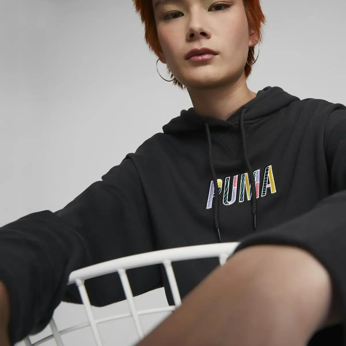 Puma Swxp Graphic Hoodie Siyah Kadın Hoodie