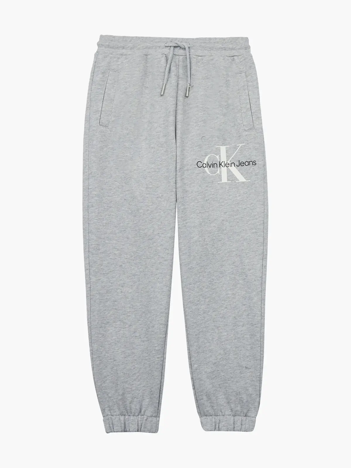 Calvin Klein GLOW IN THE DARK LOG Erkek Gri Eşofman Altı