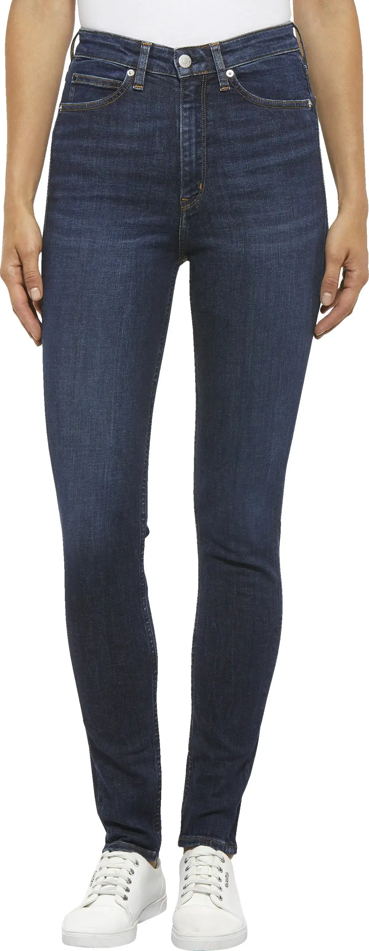 Calvin Klein CKJ 010 HIGH RISE SK Kadın Mavi Kot Pantolon