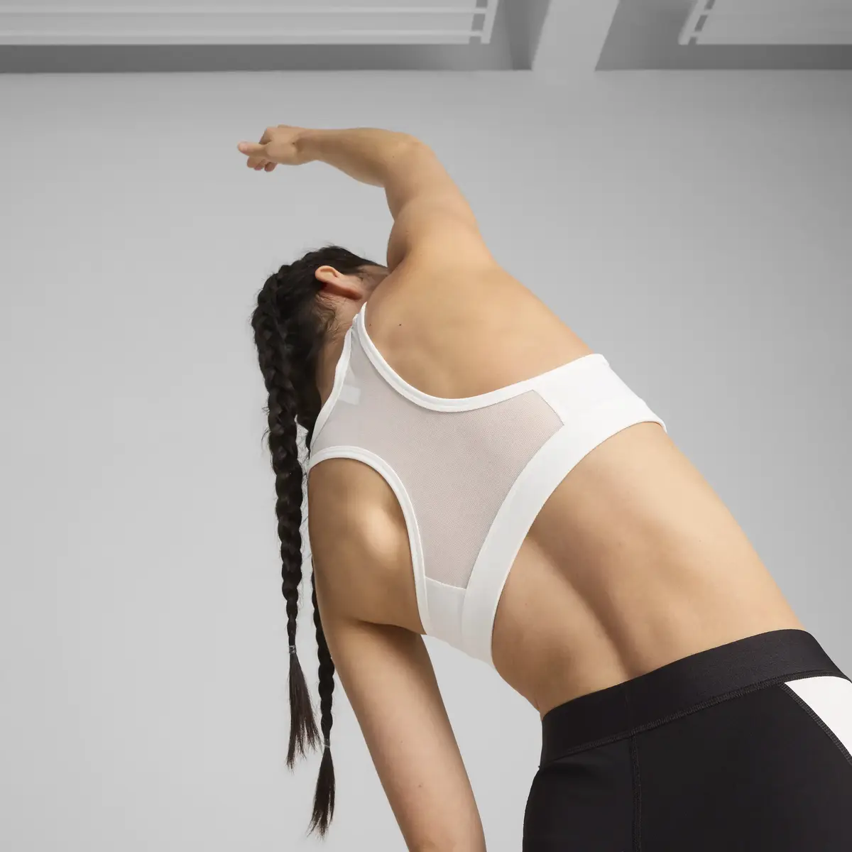 Puma 4KEEPS BRA - P - MID Beyaz Kadın Sporcu Sütyeni