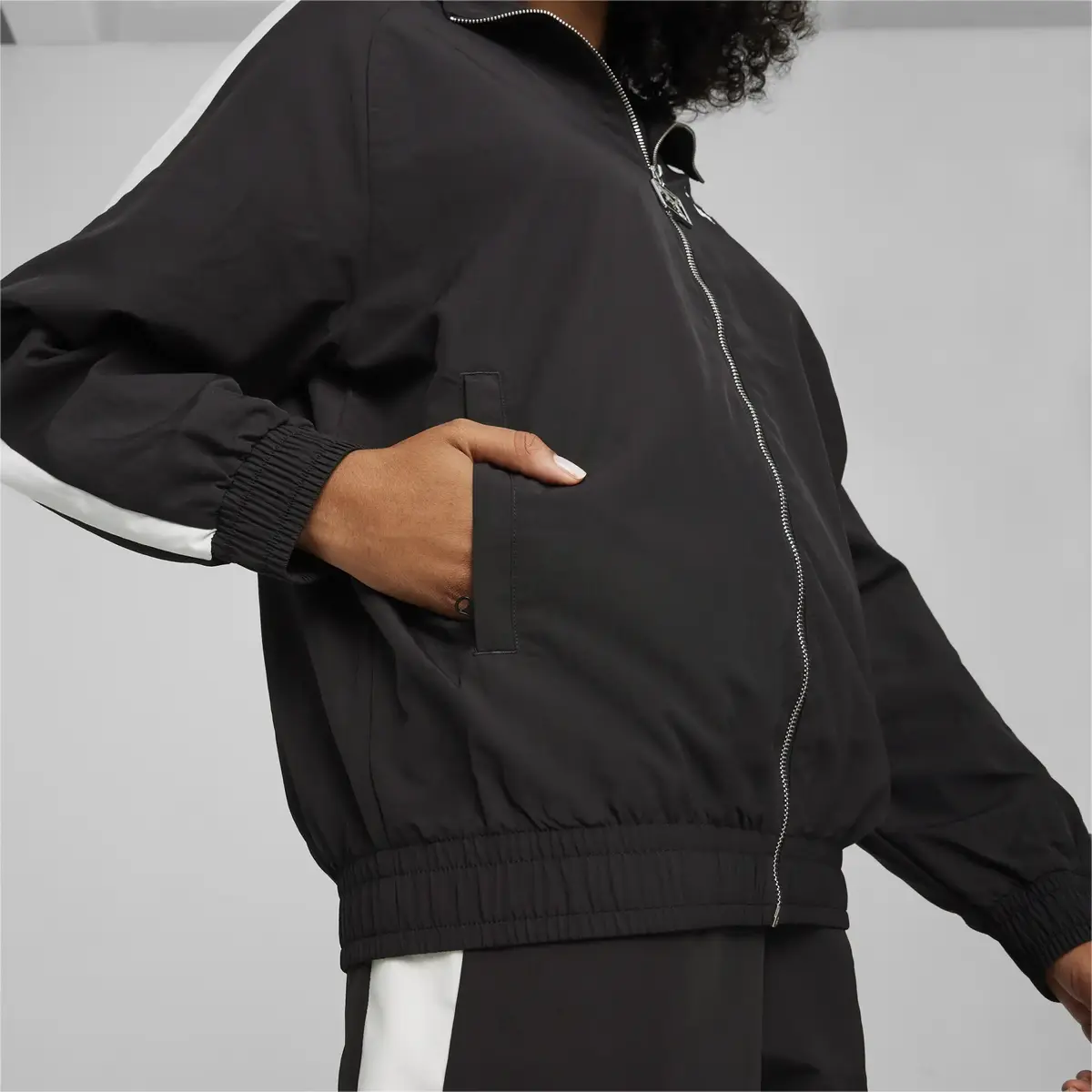 Puma T7 Oversized Track Jacket Siyah Unisex Ceket