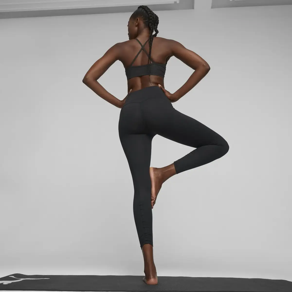 Puma STUDIO FOUNDATION 7/8 TIGHT Puma Black Siyah Kadın Tayt