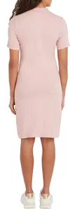 Tommy Hilfiger 1985 SLIM PIQUE POLO, TQN Pembe Kadın Elbise-Etek
