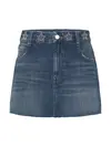 STUDDED DENIM MINI S, 1BK