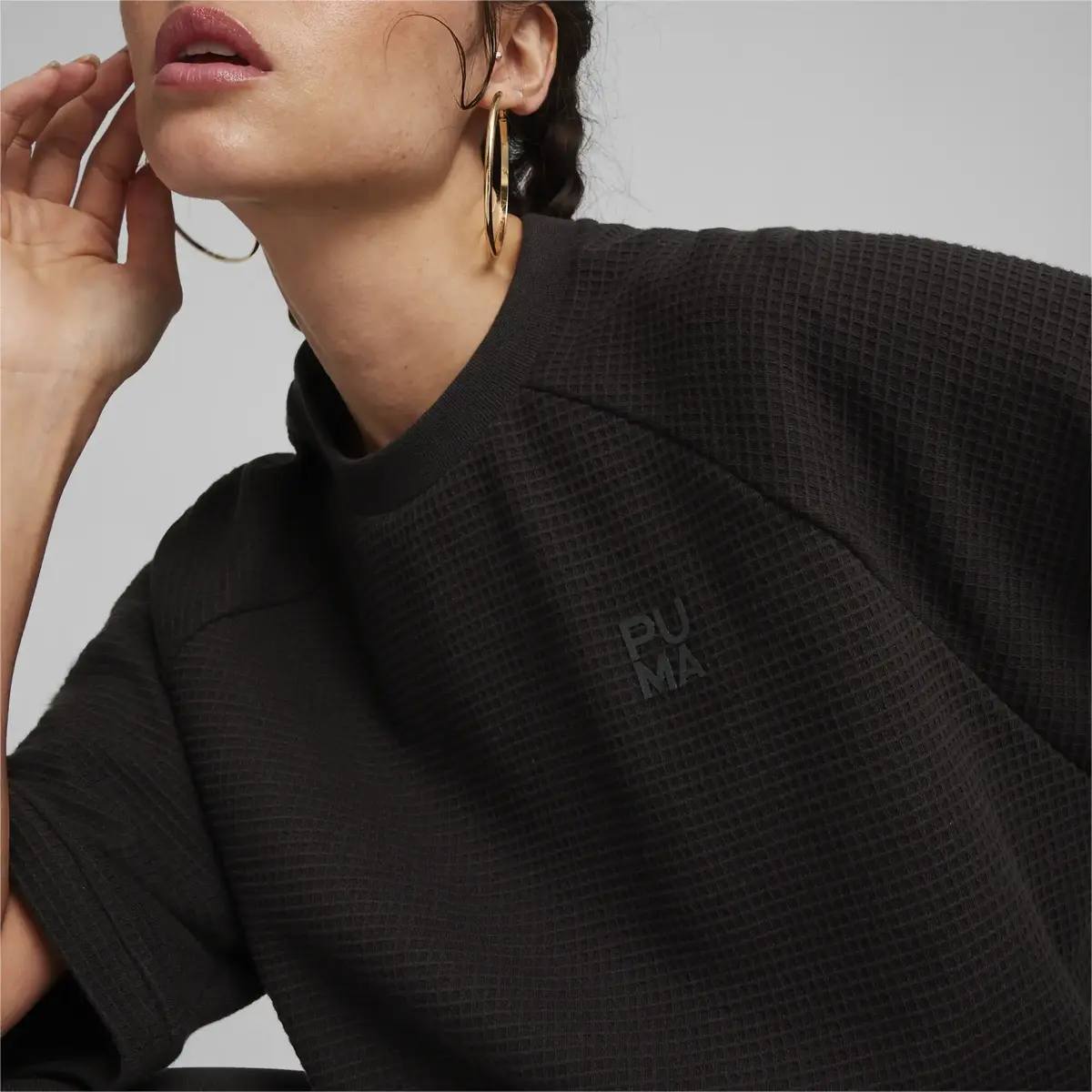 Puma INFUSE Relaxed Tee Siyah Kadın T-Shirt