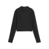 Puma W Cloudspun Zip LS Siyah Kadın Sweatshirt
