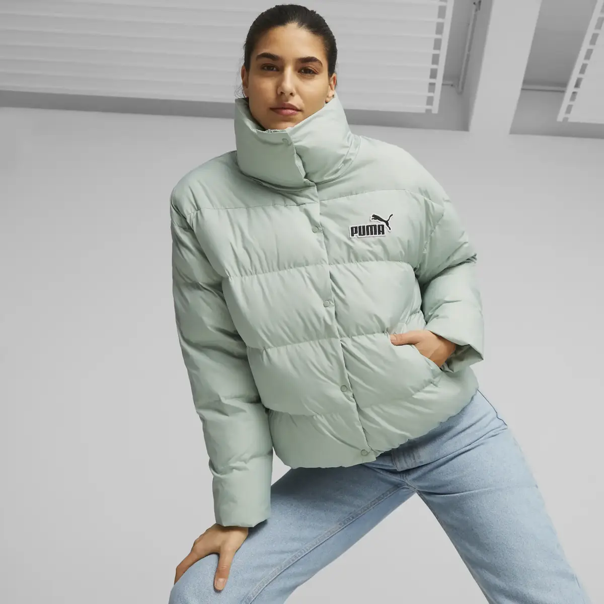 Puma Better Polyball Puffer Yeşil Kadın Mont