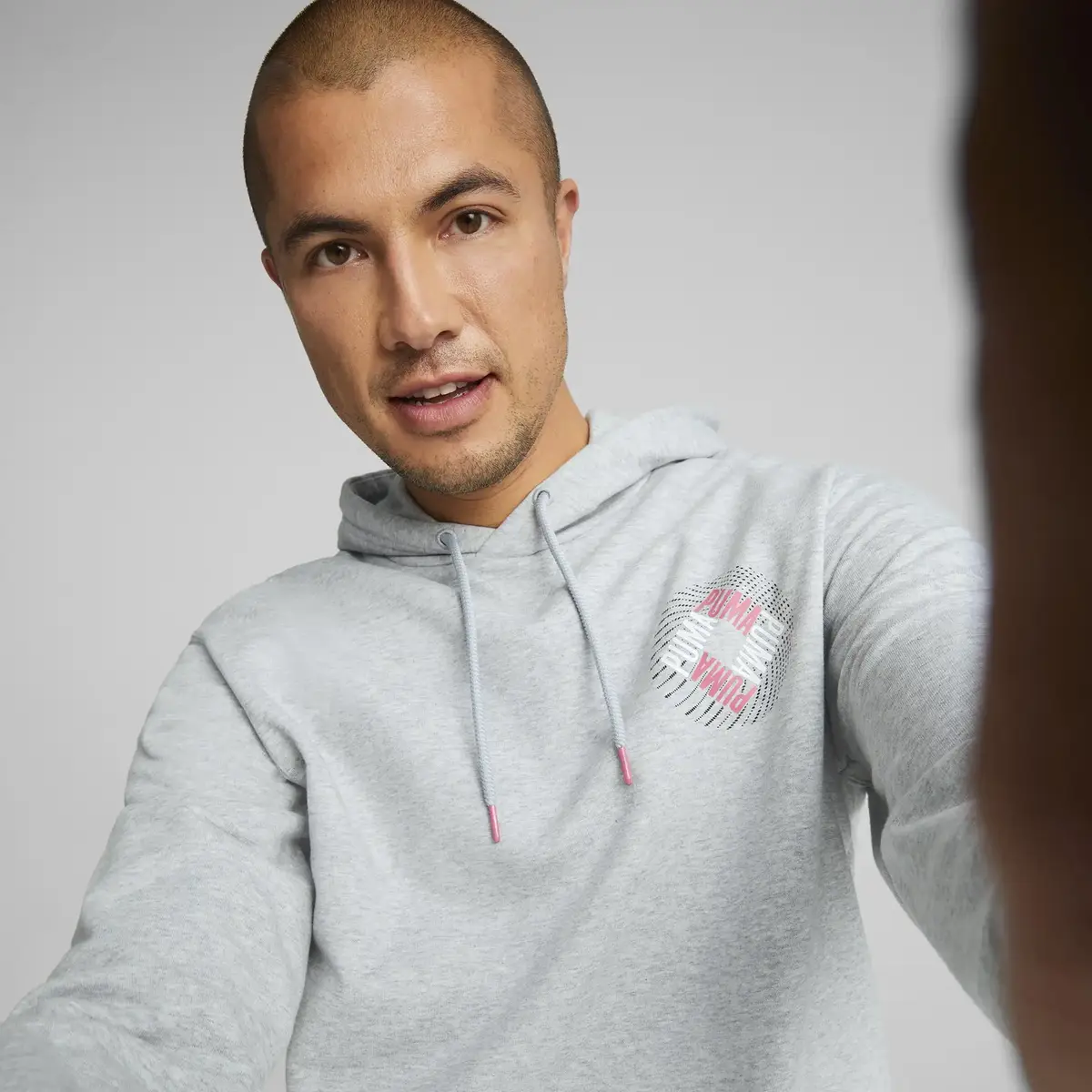 Puma Swxp Graphic Hoodie Gri Erkek Hoodie