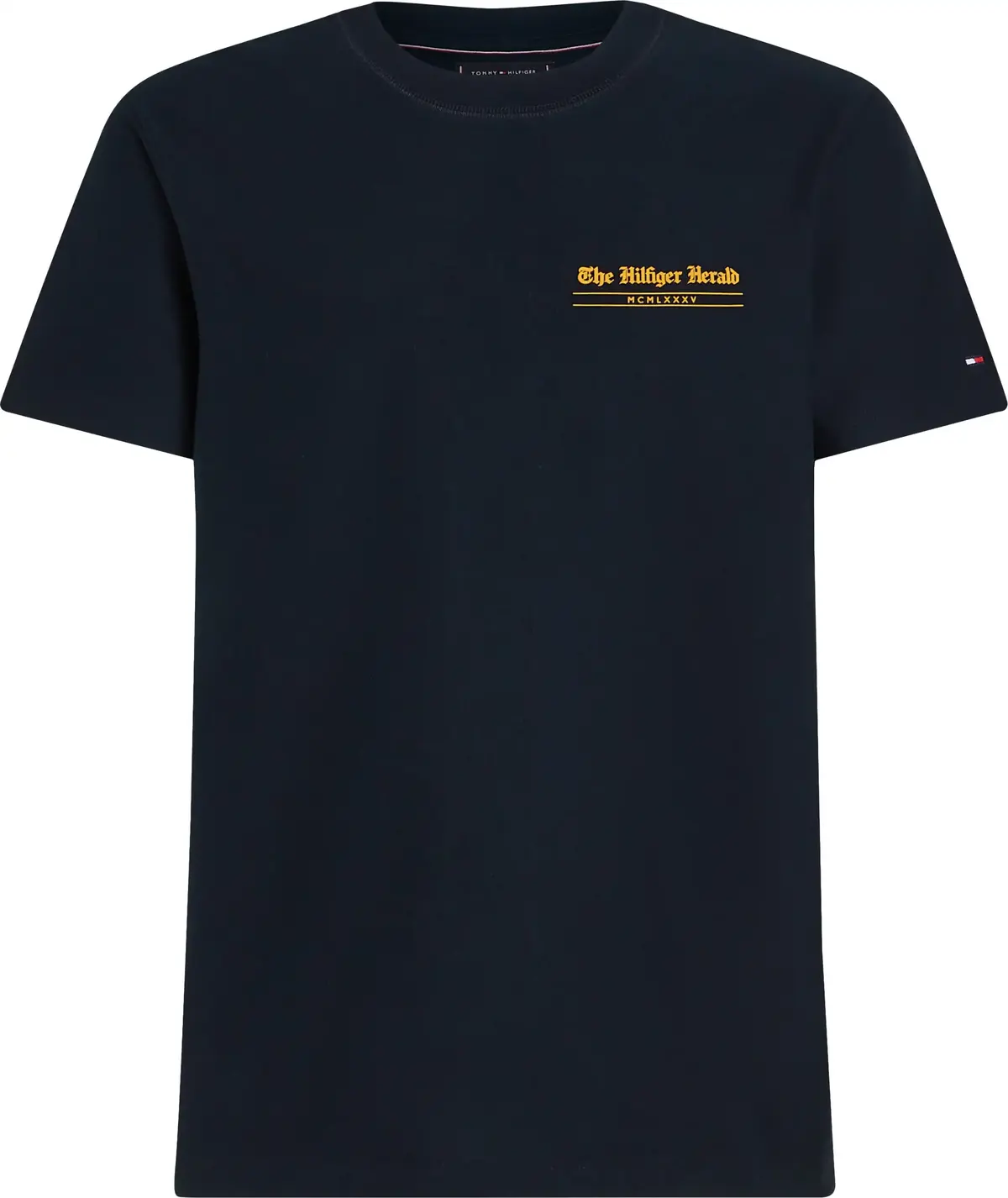 Tommy Hilfiger HILFIGER HERALD BACK, DW5 Siyah Erkek T-Shirt & Polo