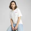 PUMA WARDROBE ESS Graphic Tee Beyaz Kadın T-Shirt