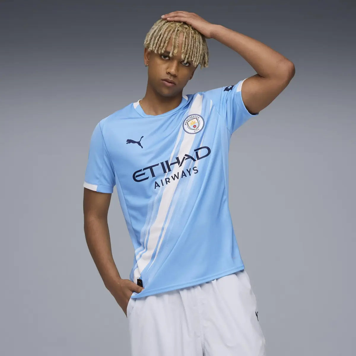 Puma MCFC Home Jersey Replica Mavi Erkek Forma