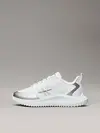 Calvin Klein EVA RUNNER LOW LACE, 01V Beyaz Kadın Spor Ayakkabı & Sneaker
