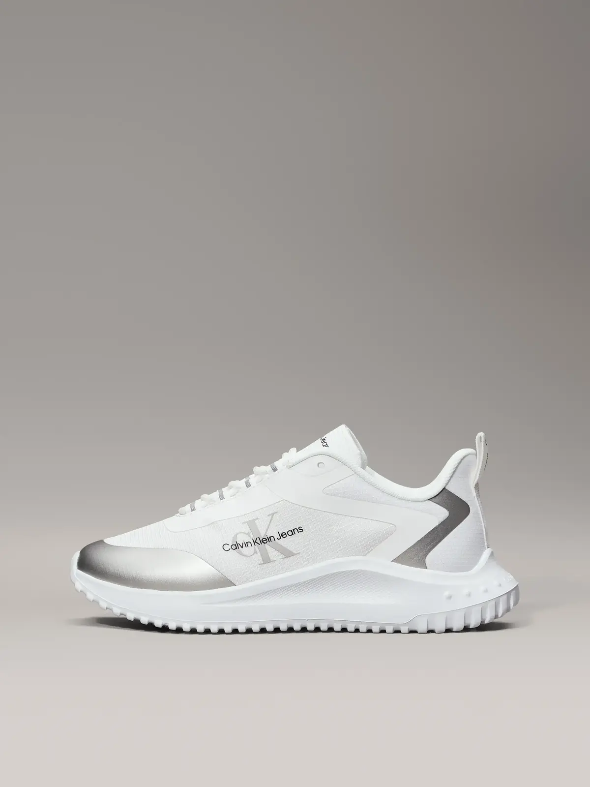 Calvin Klein EVA RUNNER LOW LACE, 01V Beyaz Kadın Spor Ayakkabı & Sneaker