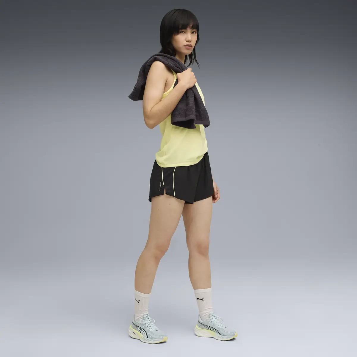 Puma RUN VELOCITY 3 SHORT W Siyah Kadın Şort