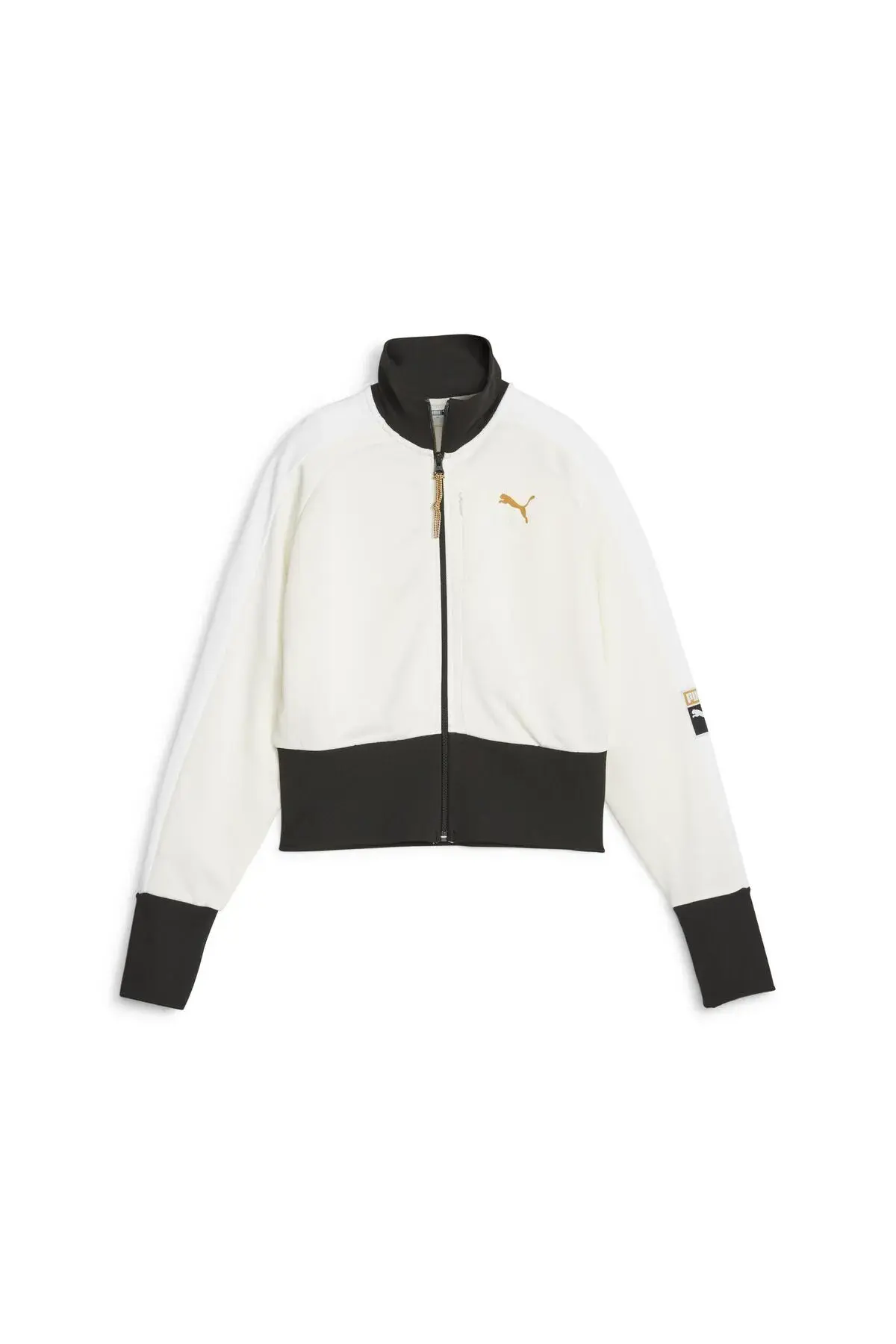 Puma T7 FORWARD HISTORY Track Jacket DK Kırık Beyaz Kadın Fermuarlı Sweatshirt