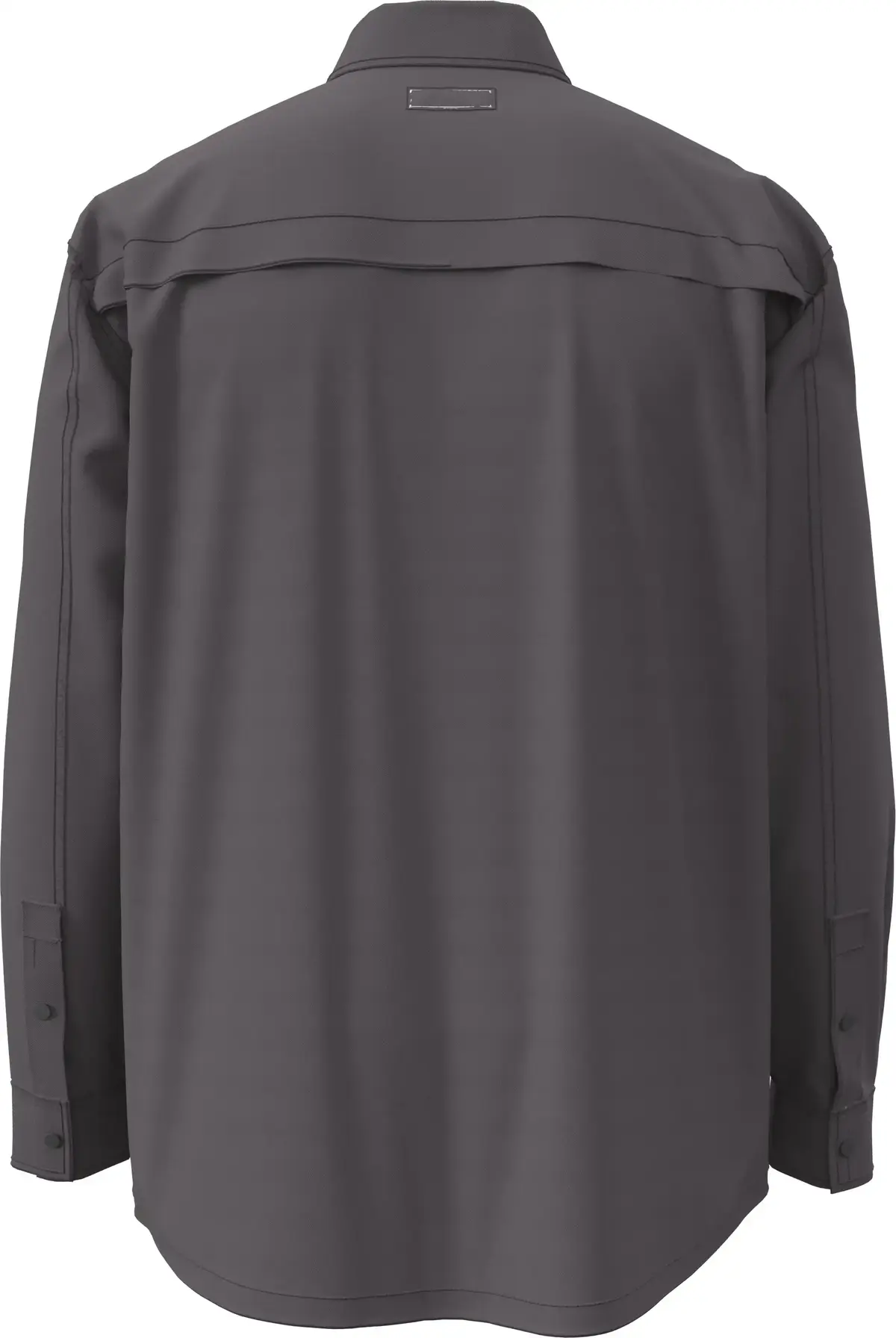 Calvin Klein LS COTTON NYLON RLXD SHIRT JACKE Gri Erkek Tişört