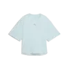 PUMA W CLOUDSPUN RELAXED TEE Fresh Water Mavi Kadın T-Shirt