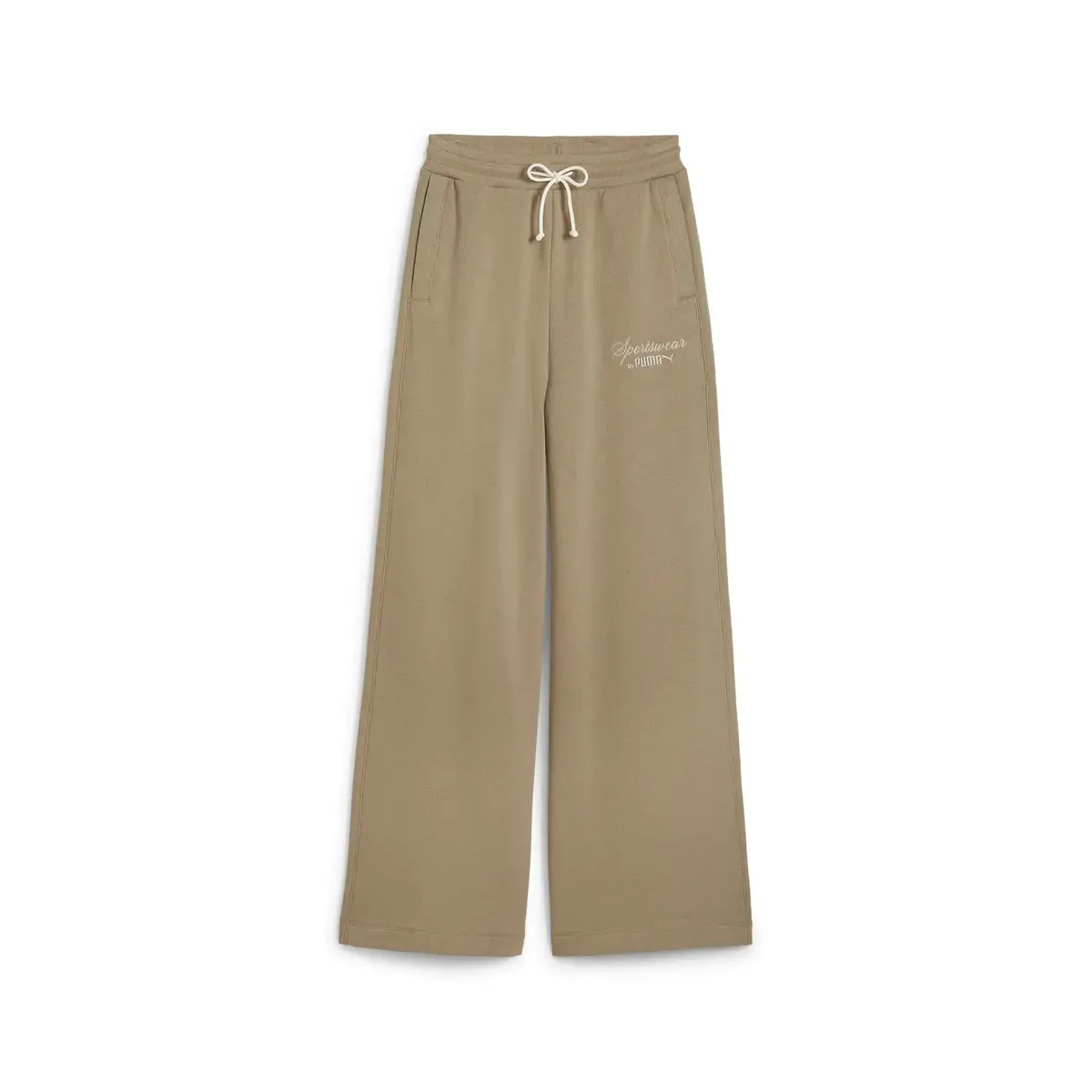 Puma CLASSICS+ Relaxed Sweatpants Bej Kadın Eşofman Altı