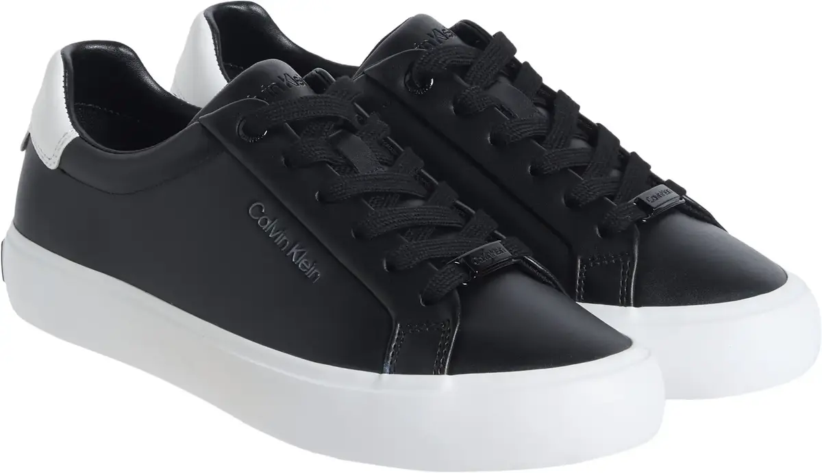 Calvin Klein VULC LACE UP, 0GJ Siyah Kadın Spor Ayakkabı & Sneaker