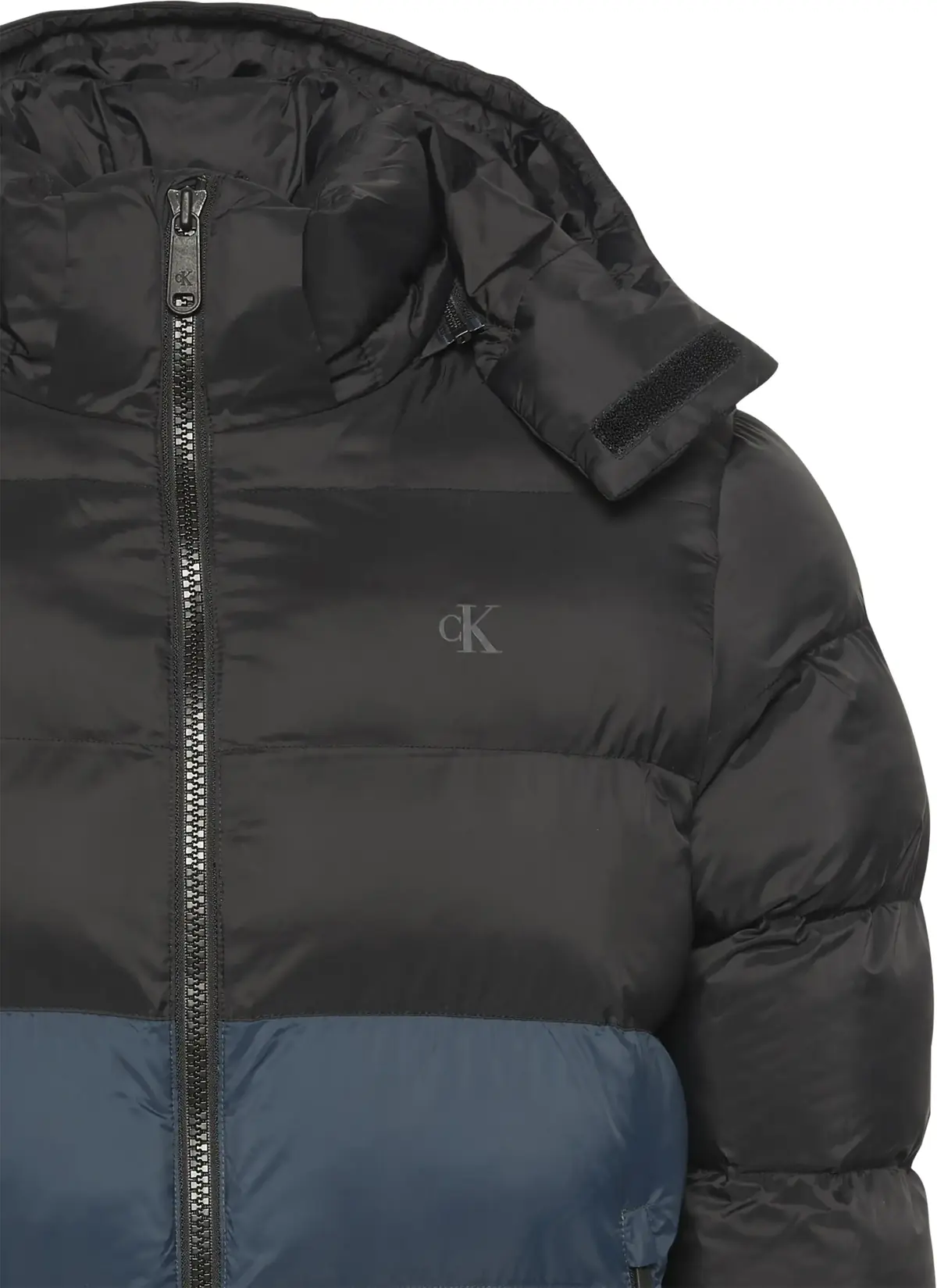 Calvin Klein LS NYLON COLOR BOCK, UB1 Siyah Erkek Mont