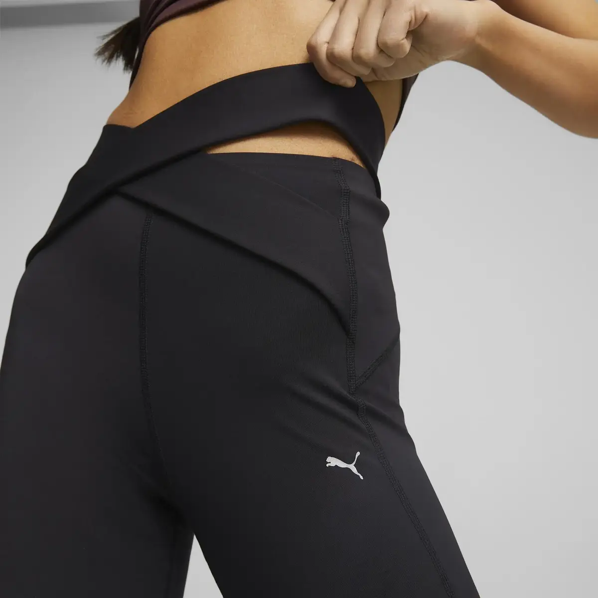 Puma Fashion Luxe Ellavate Hw Fl Siyah Kadın Yüksek Bel Tayt