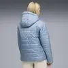 Puma ESS Hooded Padded Jacket Mavi Kadın Sweatshirt
