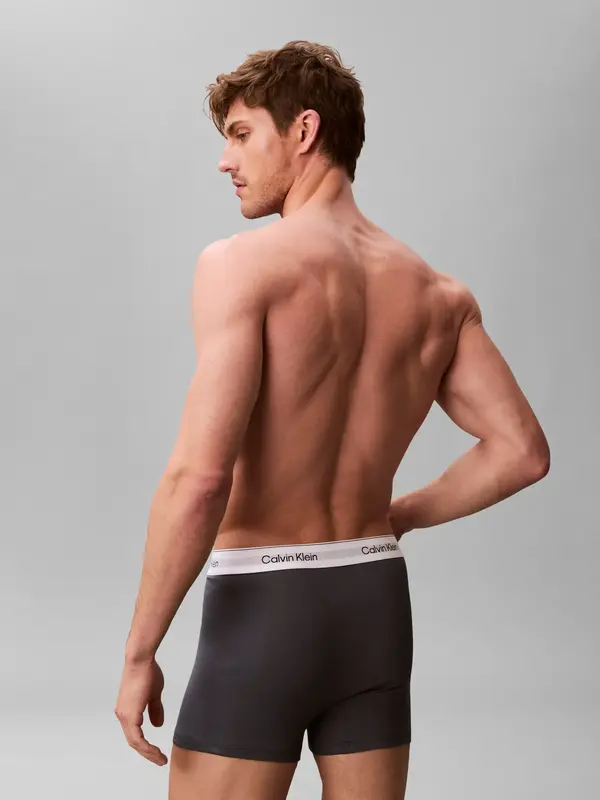 Calvin Klein RELAXED FIT TRUNK 3P Mavi Erkek 3lü Boxer