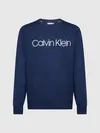Calvin Klein COTTON LOGO SWEATSHI Erkek Lacivert Sweatshirt