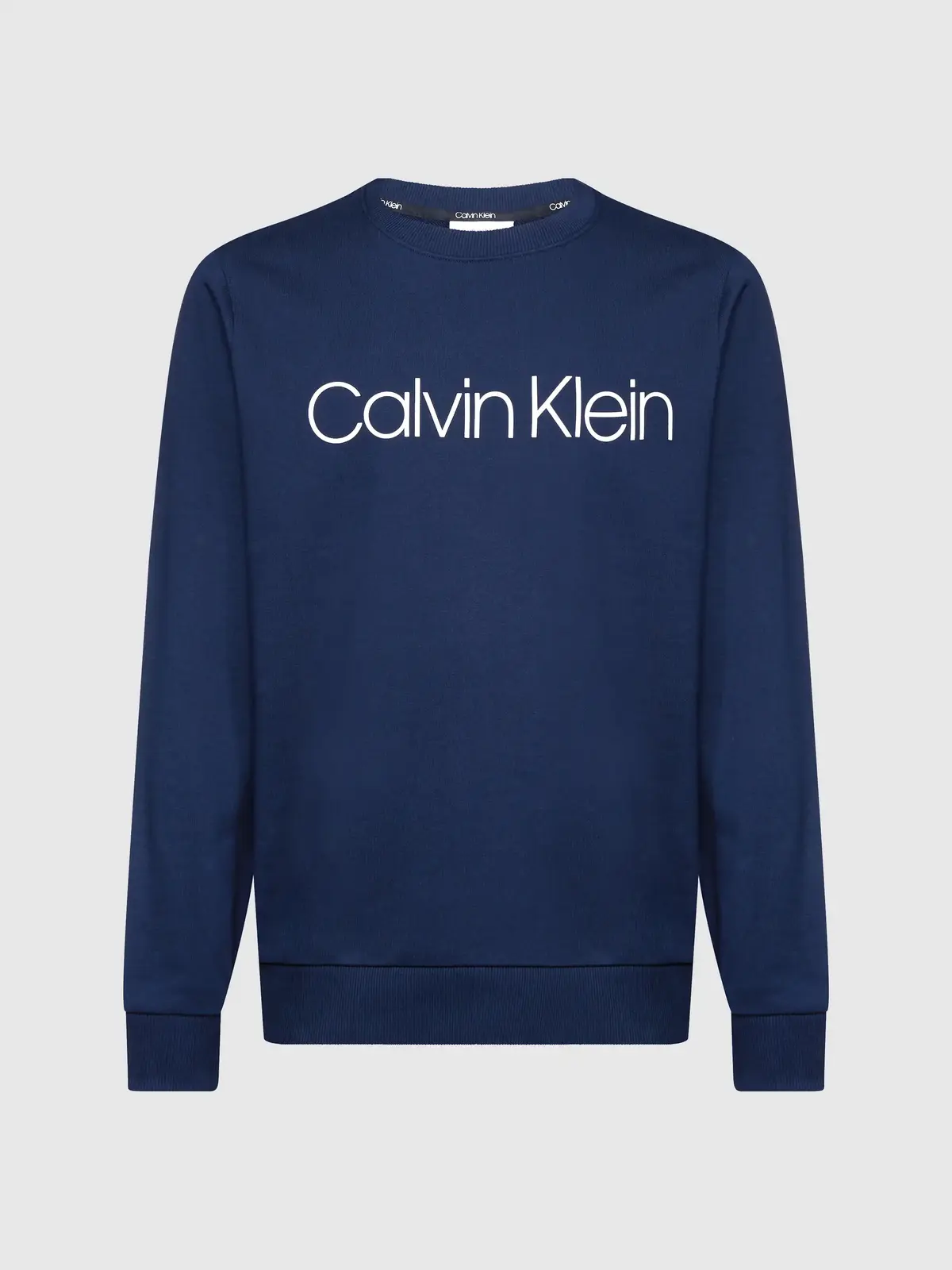 Calvin Klein COTTON LOGO SWEATSHI Erkek Lacivert Sweatshirt