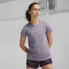 Puma RUN FAVORITE HEATHER TEE W Mor Kadın T-Shirt