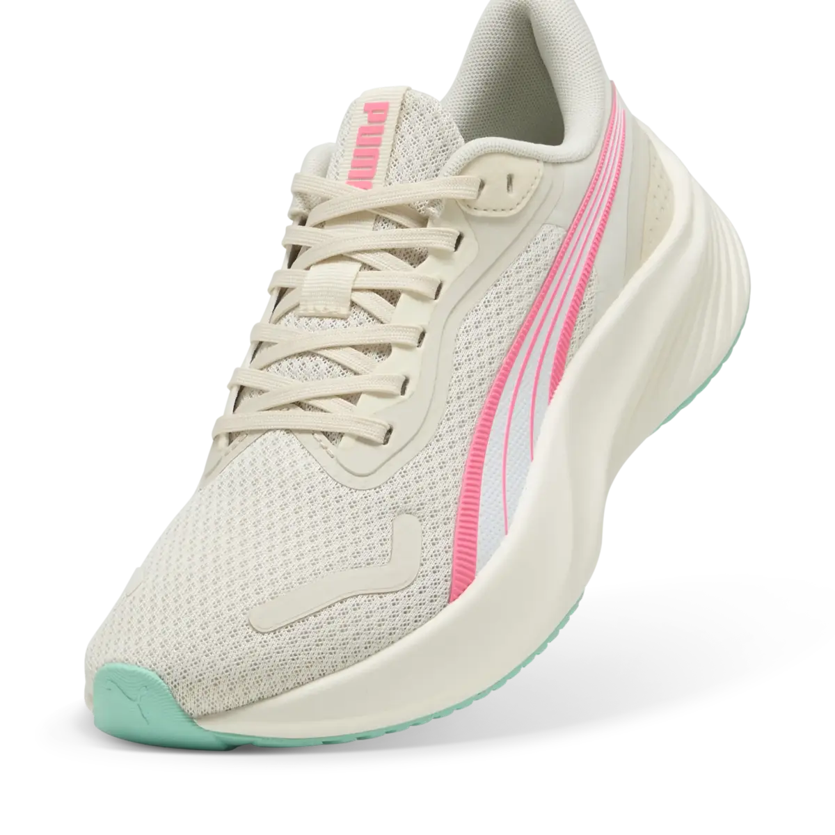 Puma Pounce Lite Bej Unisex Yürüyüş ve Koşu Ayakkabısı
