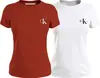 Calvin Klein Beyaz Kadın T-Shirt & Polo