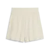 Puma ESS ELEVATED Shorts Bej Kadın Yüksek Bel Şort