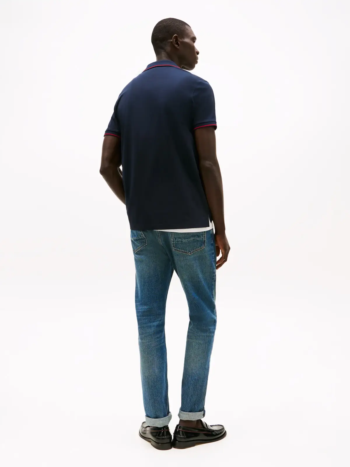 Tommy Hilfiger PERFORMANCE JERSEY R, DW5 Siyah Erkek T-Shirt & Polo