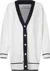 Tommy Hilfiger ICON CHECK CARDIGAN Kadın Krem Kazak