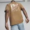 Puma DOWNTOWN Graphic Tee Bej Erkek T-shirt