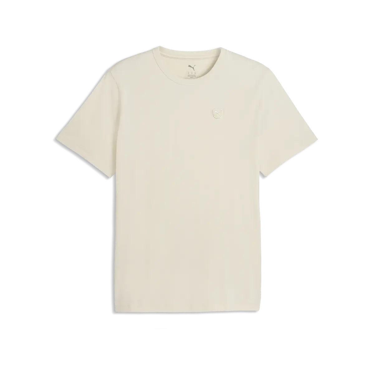 Puma ESS ELEVATED Tee TK M Krem Erkek T-Shirt
