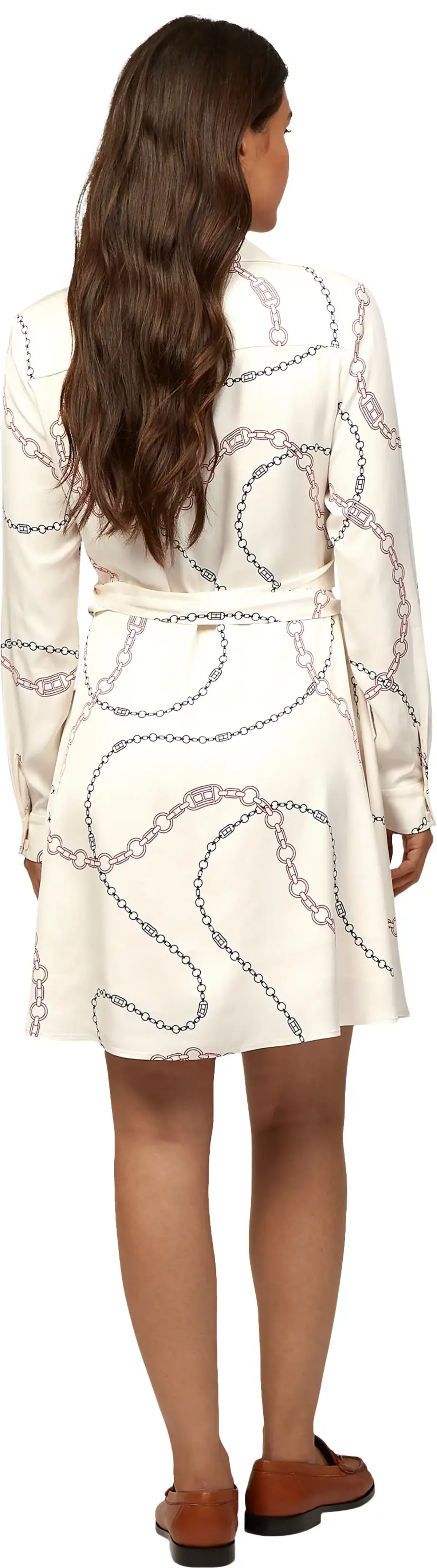 Tommy Hilfiger FLUID VISCOSE SHORT, 01V Beyaz Kadın Elbise-Etek