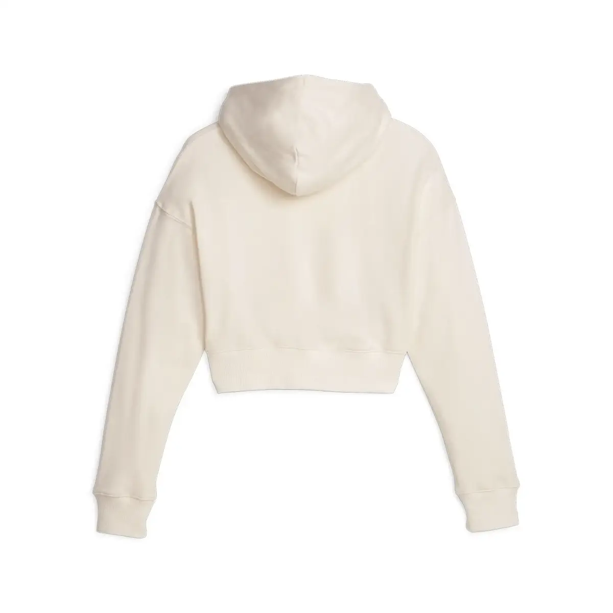 Puma CLASSICS Cropped Hoodie Beyaz Kadın Sweatshirt