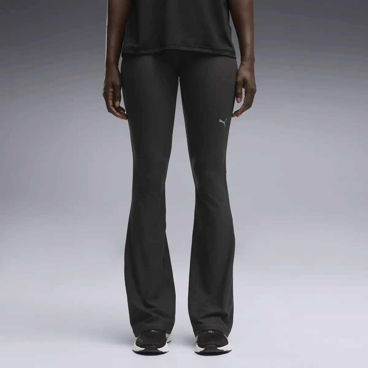 PUMA W Cloudspun Flare Tight Siyah KAdın Flare Tayt