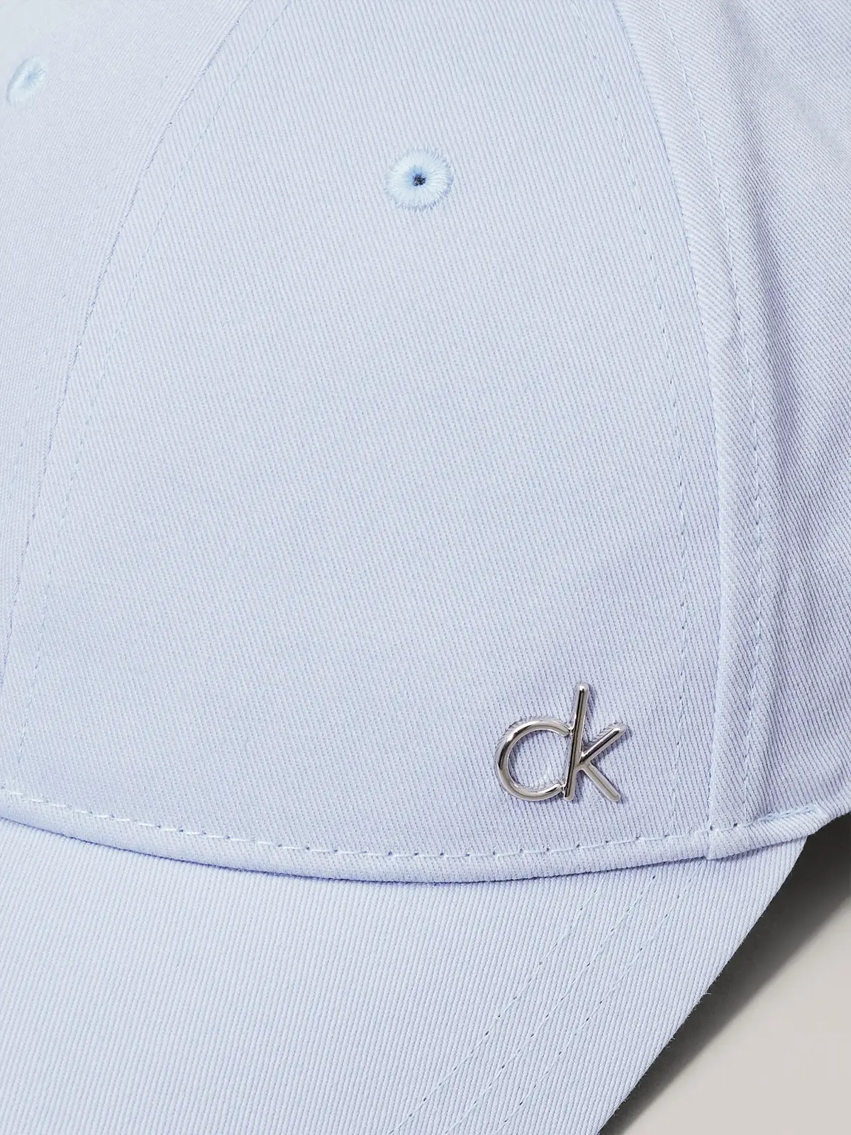 Calvin Klein CK METAL COTTON CAP, DWE Mavi Kadın Şapka