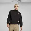 Puma CLASSICS Woven Relaxed Crew Siyah Erkek Sweatshirt